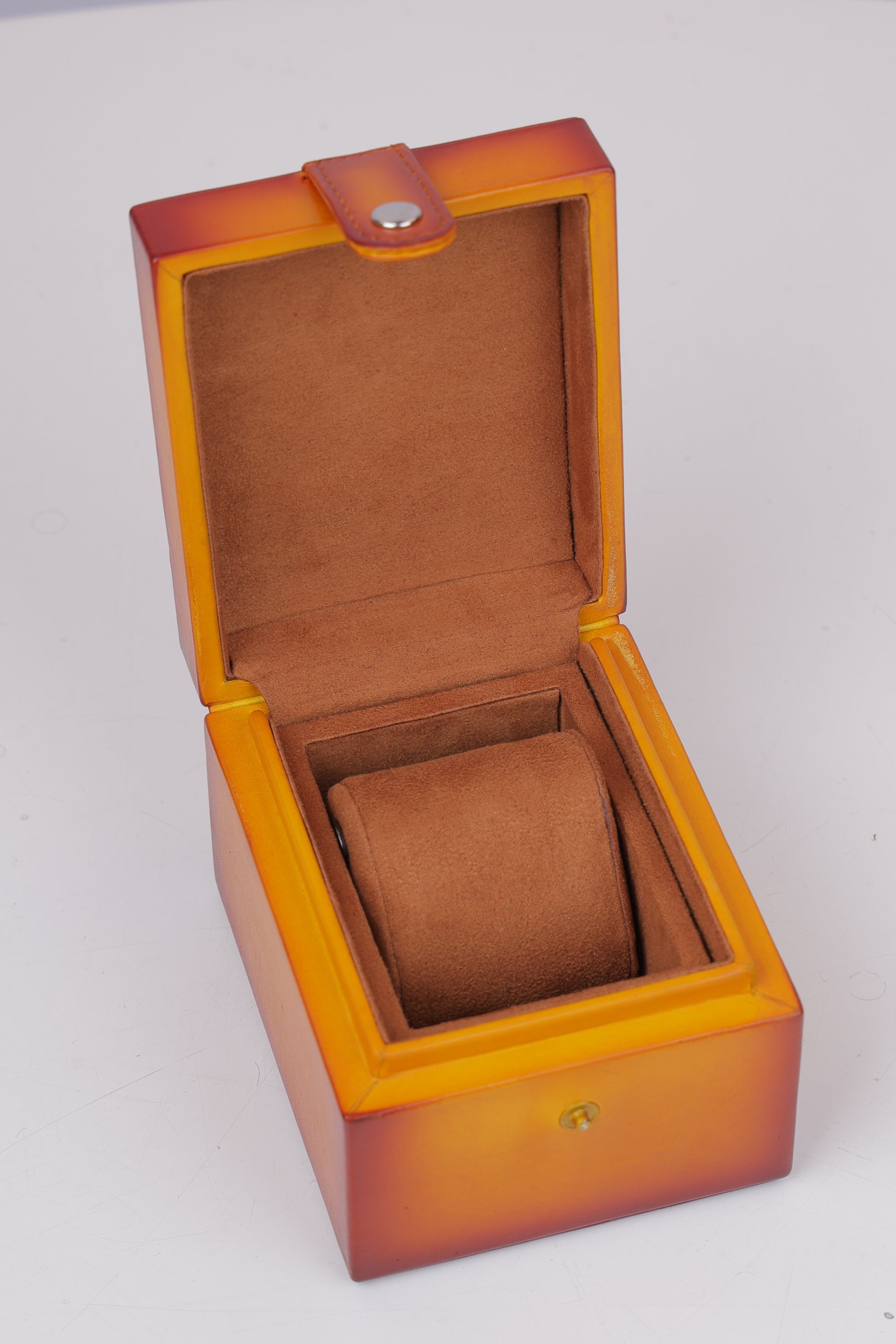 AMBER PATINA WATCH BOX-1 SLOT