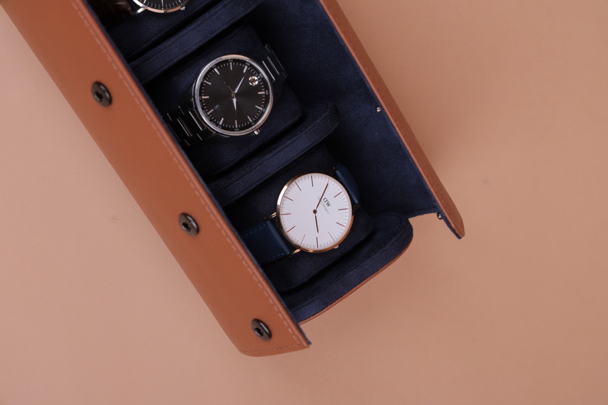 Travel watch roll detail