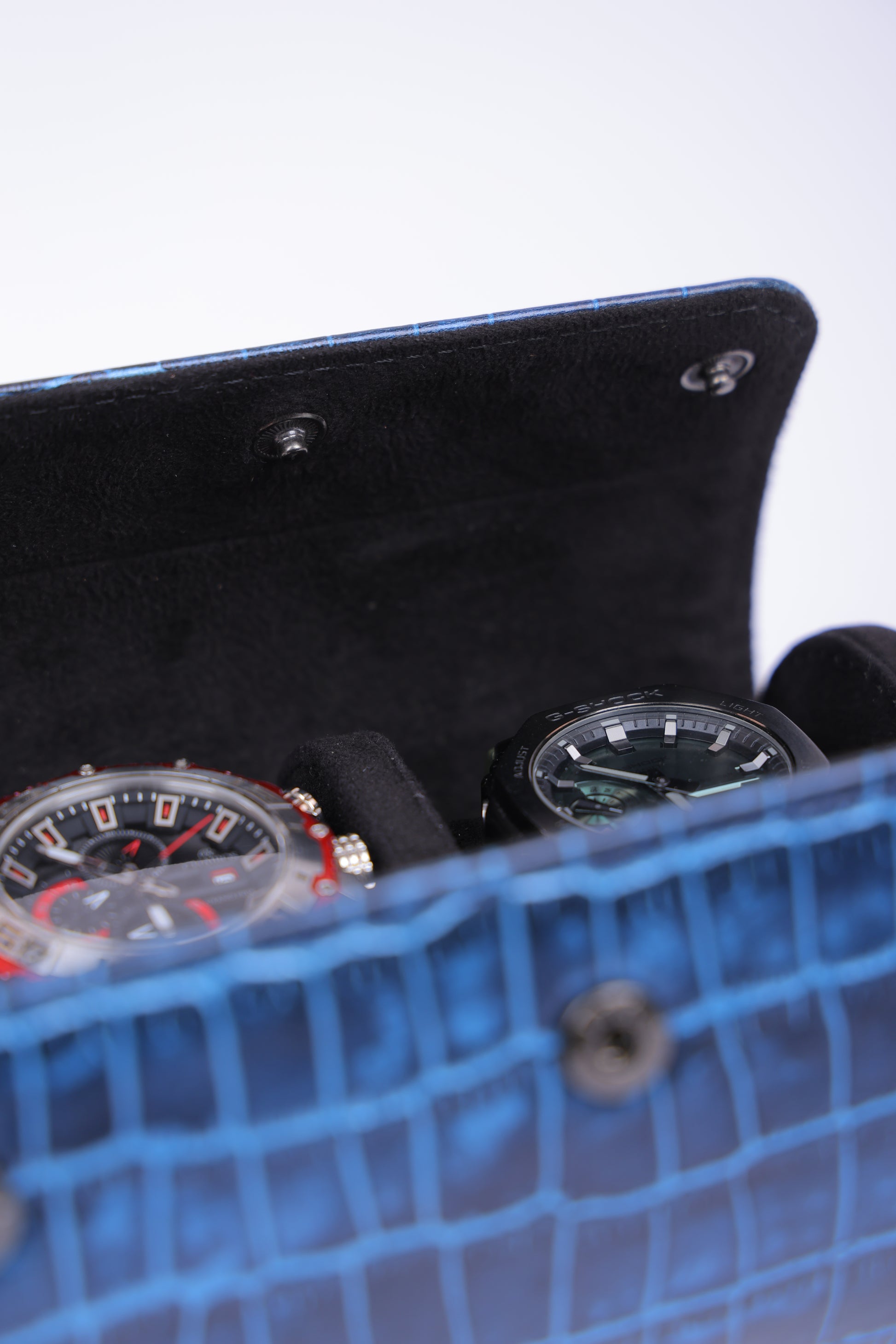 Midnight Croc Watch Roll