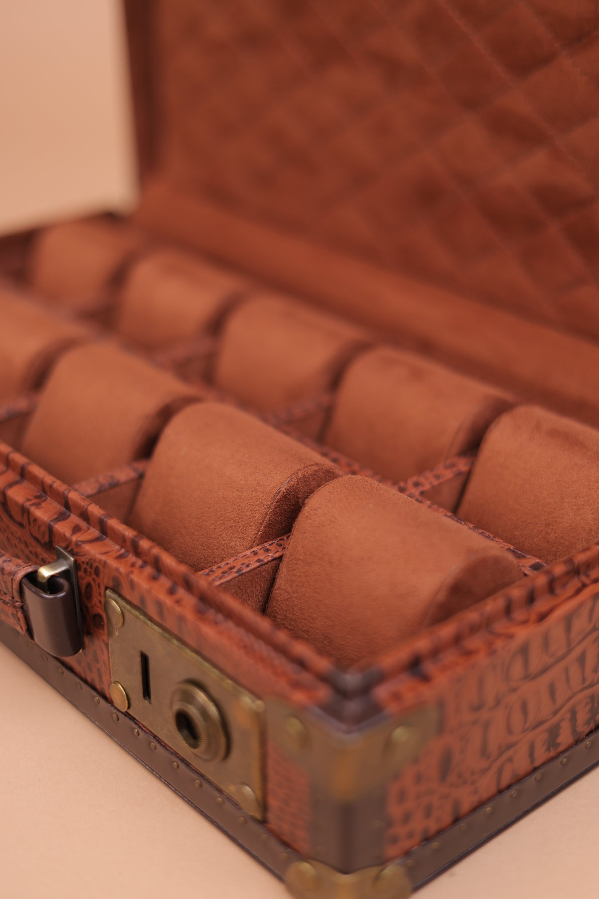 The Cognac Citadel Watch Trunk